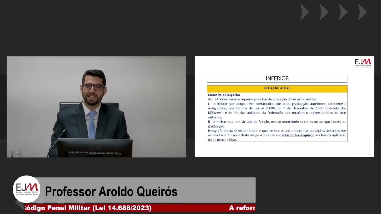 A reforma do Código Penal Militar - Bloco 01 - Introdução às principais mudanças