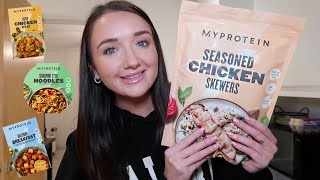 TRYING MYPROTEIN MEALS FROM ICELAND SUPERMARKET | high protein microwave meals