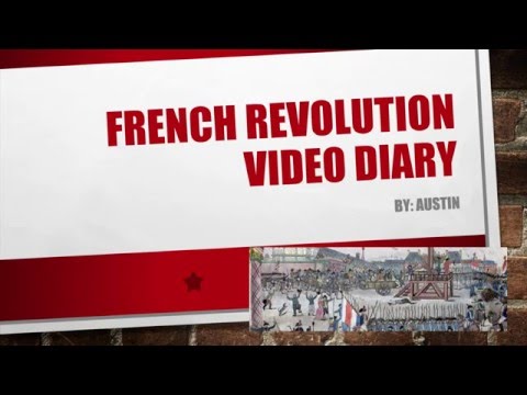 French revolution video diary