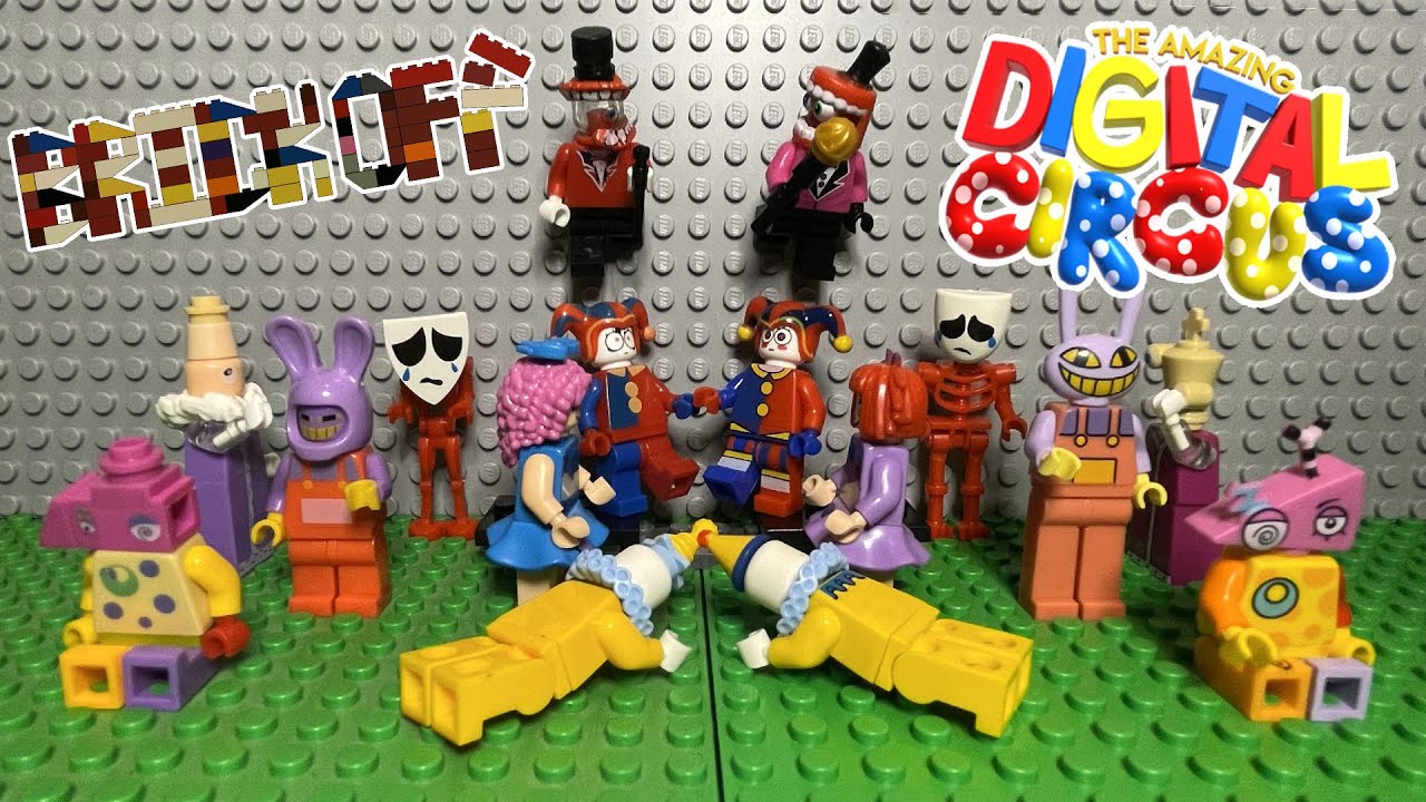 Brick Off Reviews - The Amazing Digital Circus Minifigures