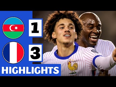 France vs Azerbaijan (3-1) Extended Highlights | UEFA World Cup Wualiffier