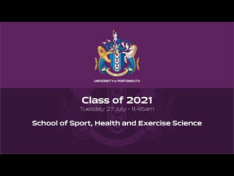 Graduation 2021: School of Sport, Health and Exercise Science