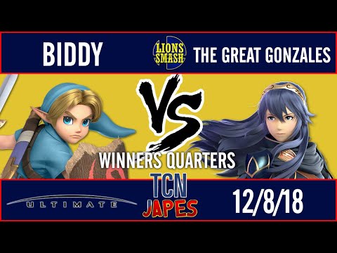 TCNJapes: The Finale - Biddy (Young Link) vs The Great Gonzales (Lucina) - SSBU Winners Quarters