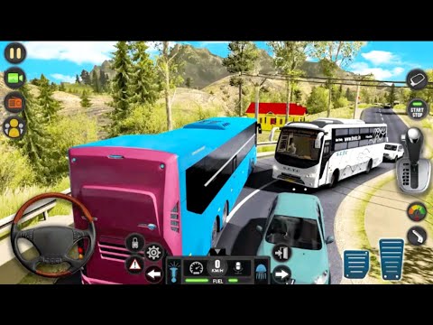 Modern Bus Drive Parking 3D - Android Gameplay | Bus Simulator Games | Bus Games | Bus Wala Game