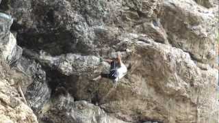 preview picture of video 'Hueco 7b+ (Volx,FRANCE)'