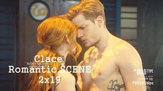Shadowhunters 2x19 Clary Jace Romantic Scene Drawing Rune  with music Clace Season 2 Episode 19