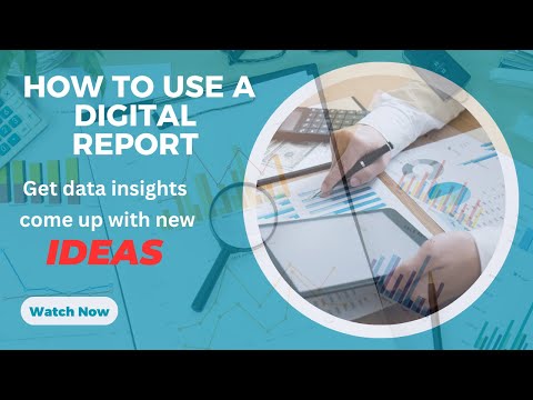 How to use a Digital Report | Get data insights Global and Local, Important for marketing research.