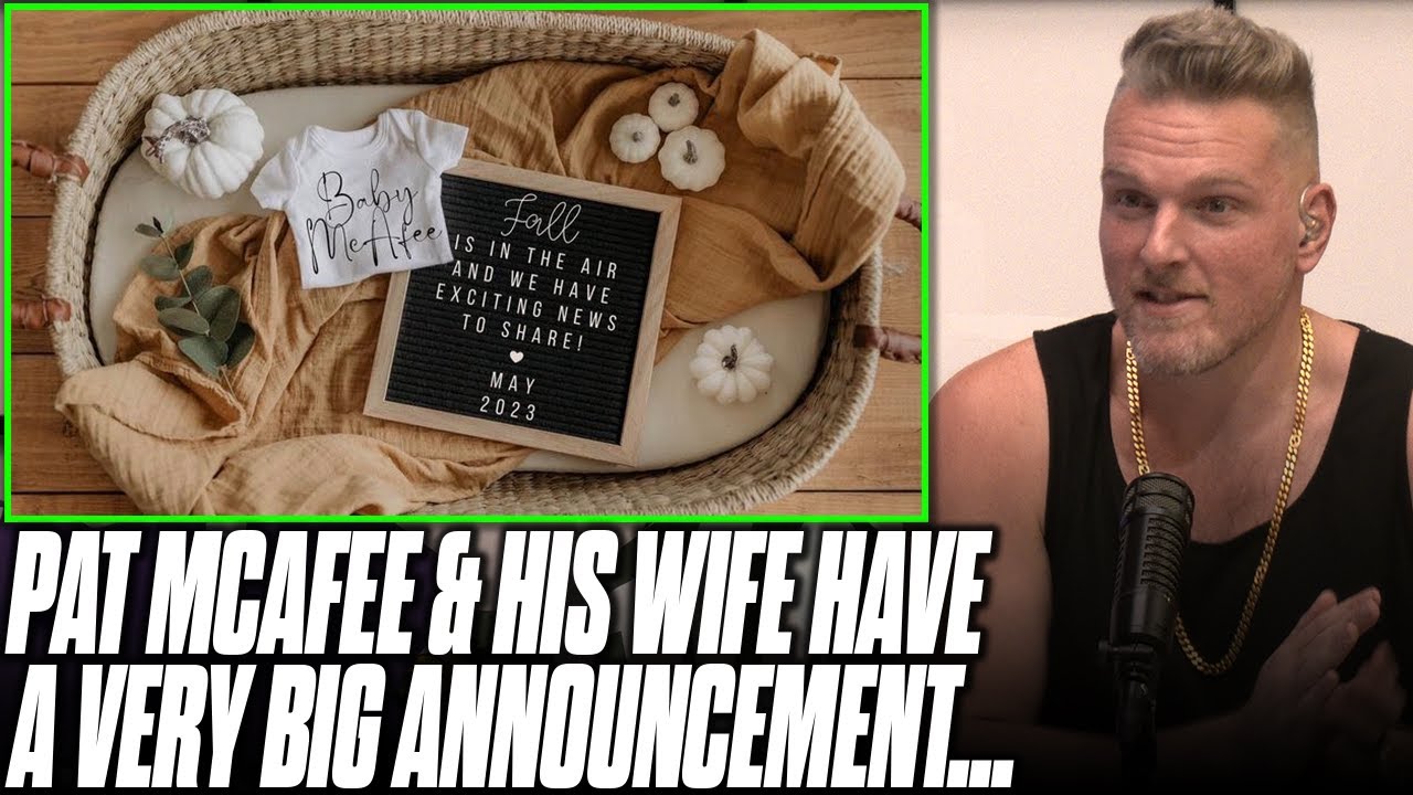 Pat McAfee Announces His Wife Sam Is Pregnant & Talks Tough Road They Have Had