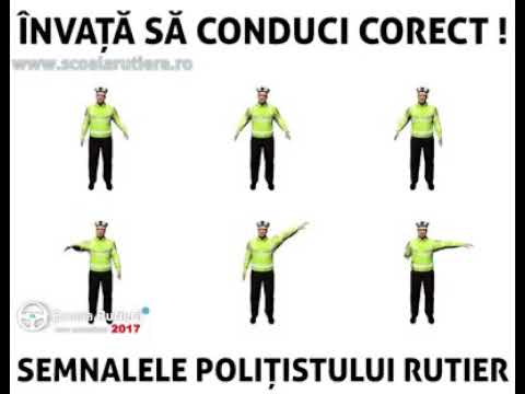 Semnalele Polițistului Rutier - Invata sa conduci corect. ⚠️