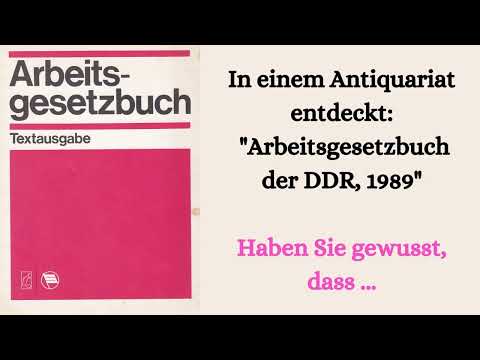 Der Arbeitsalltag in der DDR