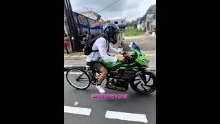Download lagu They Turned a BICYCLE Into a MOTORCYCLE! 🤯 mp3