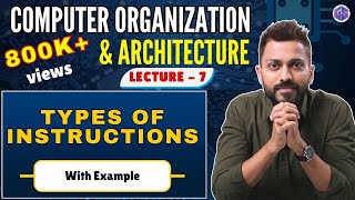 L-1.7: Types of Instructions in General Purpose Computer | Computer Organization and Architecture
