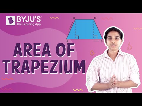 Area Of Trapezium | Learn with BYJU'S