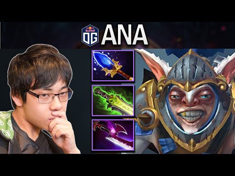 OG.ANA SMURF MEEPO WITH AGHANIMS-SILVEREDGE - DOTA 2 7.29 GAMEPLAY