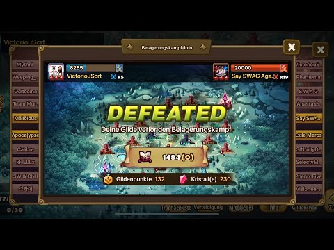 Siege Turnier Runde 3 vs 2x Legend Say SWAG Again