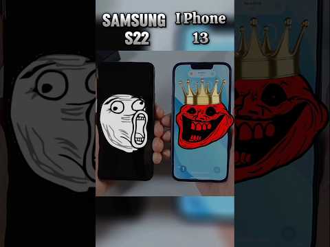 iPhone 13 vs Samsung S22 ⚡ The Most Intense Speed Test of 2024! Who Will Dominate? 🚀 #Shorts #Viral