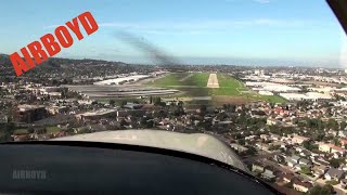 preview picture of video 'Landing Zamperini Field Airport Torrance'