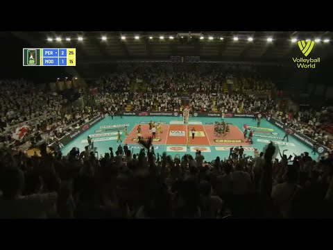 Sir Safety Conad Perugia vs. Leo Shoes PerkinElmer Modena - FIVB - Super Liga - Match Highlights