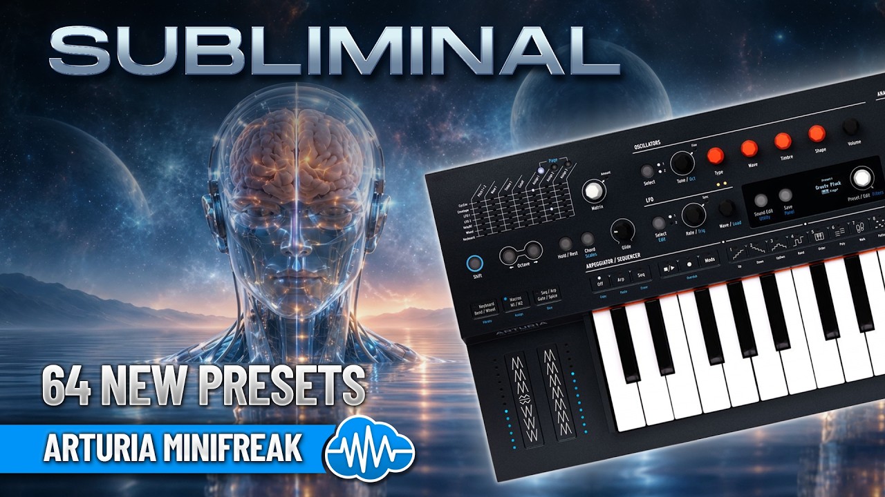 MSD056 - Subliminal - Arturia MiniFreak / Analog Lab ( 64 presets ) - Video Preview 1