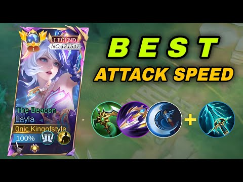 LAYLA FULL ATTACK SPEED + SKY PIERCER IS SO BROKEN!!😱 (MUST TRY) LAYLA BEST BUILD 2026!
