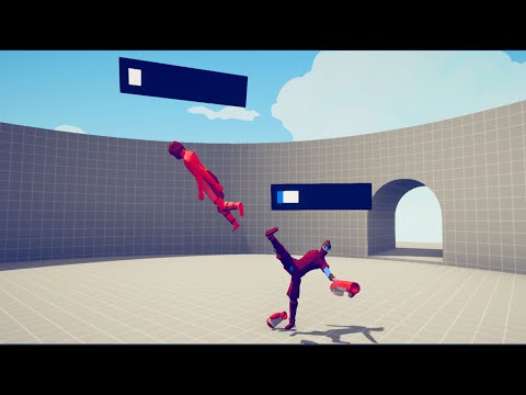 KICKBOXER 1vs1 COMBATANT + HP BAR ► Totally Accurate Battle Simulator TABS #10