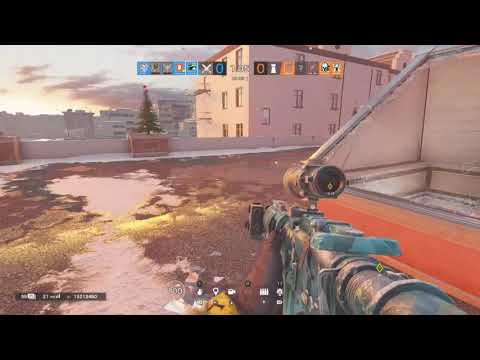 Crazy angle kill on kafe r6