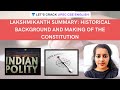 L3 Lakshmikanth Summary Historical Background And Maki Crack UPSC CSE IAS 2021 Liyamol Biju