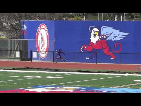 VarG 4x100m vs Troy Woodbridge 3-16-16 - Los Alamitos Girls