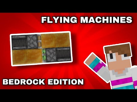ScottyO - Flying Machines (1-way and 2-way) | Learning Minecraft Bedrock Edition Redstone Series Ep 7