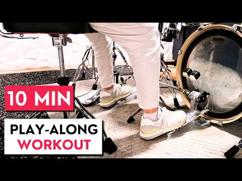 BEST 10 MIN PLAY-ALONG DOUBLE BASS WORKOUT (Flat Foot & Ankle Technique)