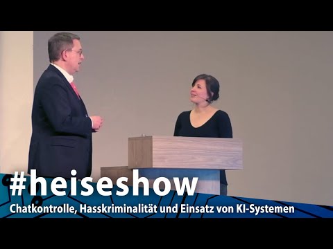 #heiseshow LIVE von der SecIT: Chatkontrolle, Hasskriminalität und Einsatz von KI-Systemen