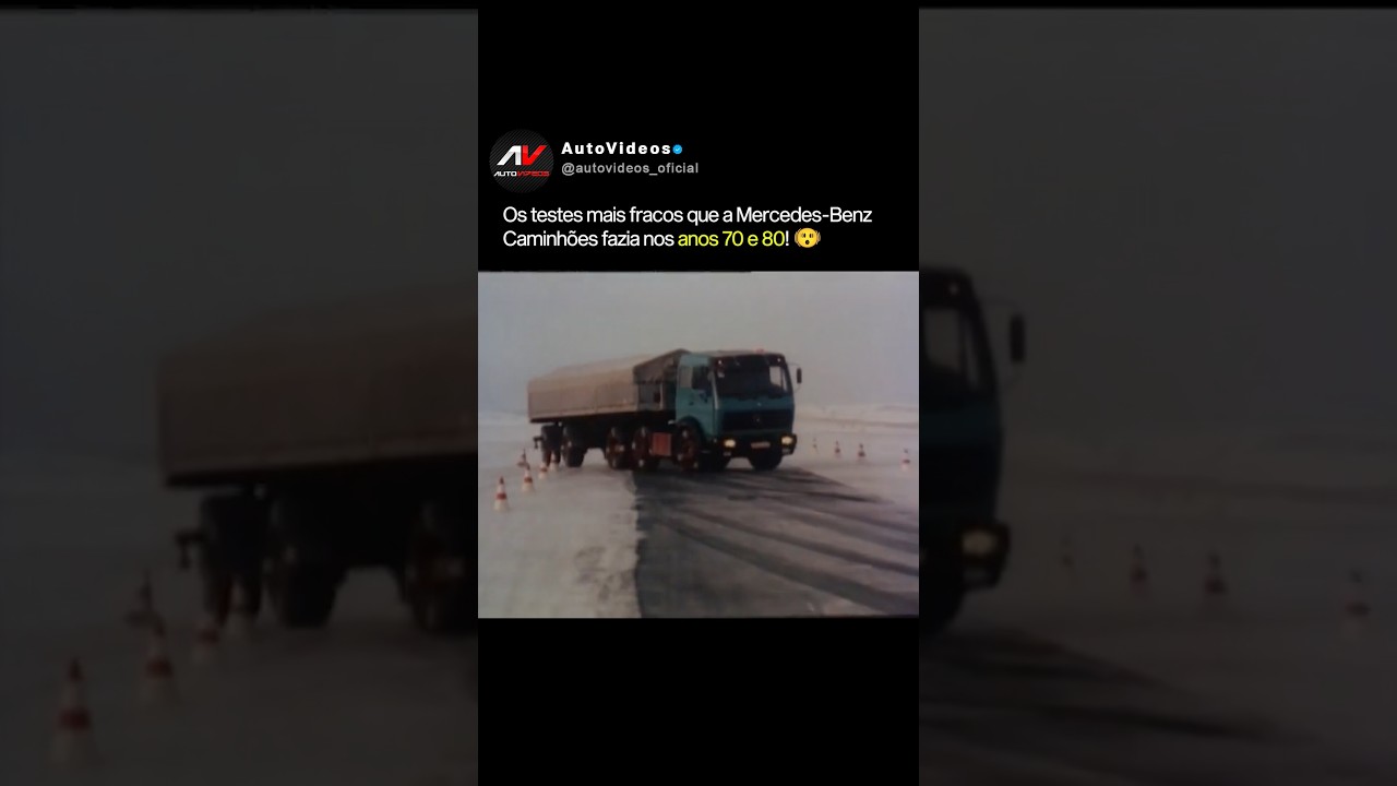 OS TESTES MAIS FRACOS QUE A MERCEDES-BENZ CAMINHÕES FAZIA NOS ANOS 70 E 80! 😮