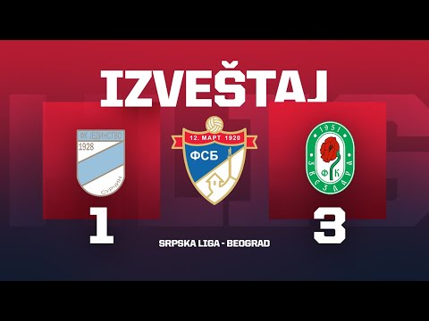 Izveštaj JEDINSTVO - ZVEZDARA Srpska Liga Beograd 8. Kolo