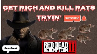 RDR2 (pt 25) Get rich quick and kill those rats! #gaming #tutorial #videogames