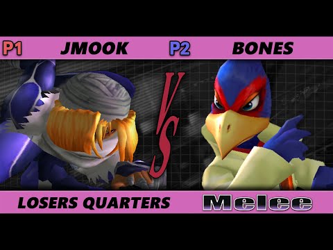 Hax's Nightclub S2E1 Losers Quarters - Jmook (Sheik) Vs. Bones (Falco) SSBM Smash Melee