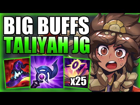 HOW TO PLAY TALIYAH JUNGLE & HARD CARRY AFTER THE BUFFS! - Best Build/Runes Guide League of Legends