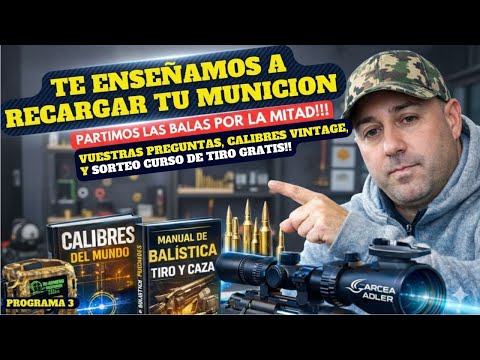ES EL MEJOR CALIBRE PARA TODO (aunque no lo creas) SI SABES USARLO?? Recargamos una 7MM en DIRECTO.