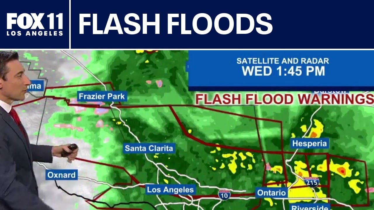 Flash Flood warnings issued across Southern California