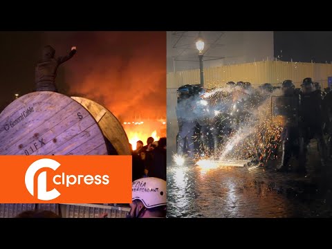 Retraite / Acte 2 : Soirée d'incidents violents à Concorde contre le 49-3 (17 mars 2023 Paris)