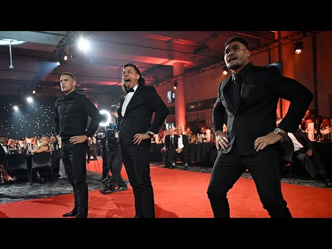 NRL Highlights | 2024 Dally M Medal | Jahrome Hughes honoured with Haka