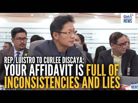 Rep. Luistro questions Curlee Discaya in intense exchange | GMA Integrated News