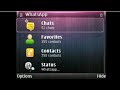 Seperti Ini Fitur Whatsapp di symbian Nokia E63 | Like this! Whatsapp feature in Symbian Nokia E63