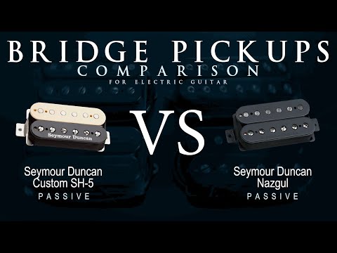Seymour Duncan CUSTOM SH-5 vs NAZGUL - Bridge Guitar Pickup Comparison Tone Demo