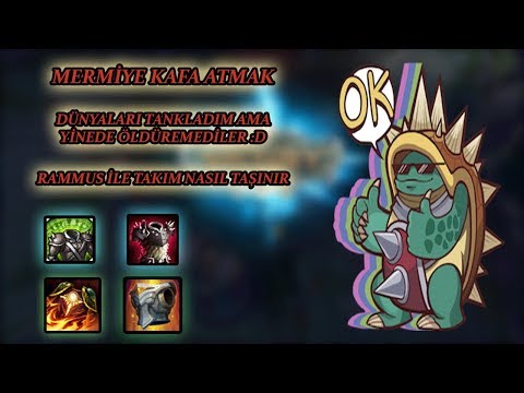 RAMMUS'LA 1 V 5 KAFALAMAK ! HER ELODA RAHATLIKLA YOKEDEBILICEGINIZ BI ORMANCI