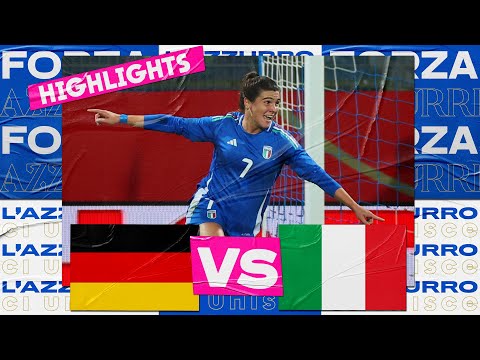Highlights: Germania-Italia 1-2 | Femminile | Amichevole