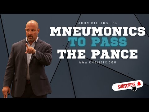 Most Important Mnemonic for the PANCE (and EOR Exams)