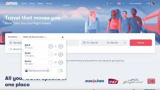 How to book #cheap #train tickets on #OMIO #DISCOUNT on your first booking - around #Europe (2023)