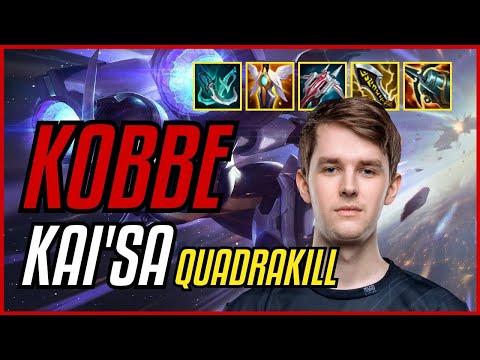 KOBBE - KAI'SA vs TRISTANA ADC - EUW MASTER - PATCH 11.11 QUADRAKILL