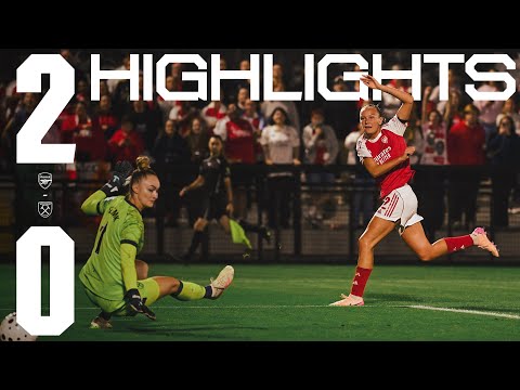 FRIDA GRABS A DOUBLE IN HAMMERS WIN! | Arsenal Women 2-0 West Ham United | Pre-season