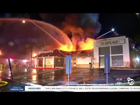 Family-owned McDonald's in Spring Valley destroyed by fire